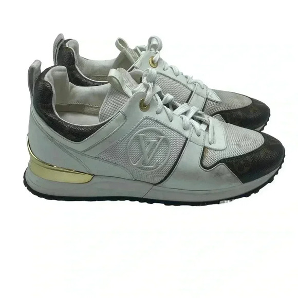 Louis Vuitton Calfskin Monogram Run Away Sneakers size 38 - Picture 1 of 15